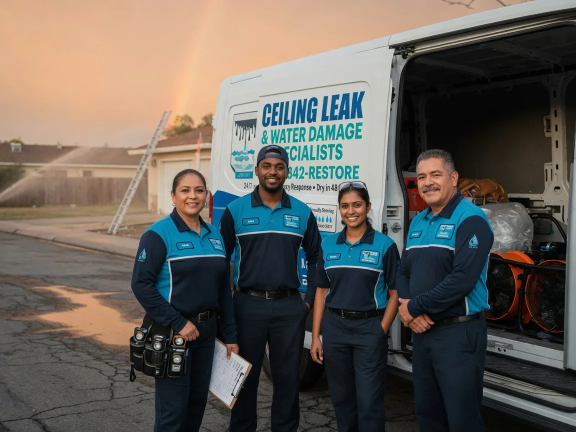 Ceiling Leak Cleanup company in Dryden, TX